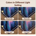 thumbnail image 7 of Design&I 8'x10' Ultra Soft Area Rug, Galaxy Field Border Map Rings Chart Nebula Motifs Rocket Astronaut None Fluffy Washable Non Shedding for Bedroom Living Room Under Sectional, 7 of 7