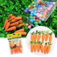 thumbnail image 2 of Easter Decoration Foam Carrot Party Imitation Egg Festive Desktop Ornament Spring Tabletop Display, 2 of 5