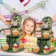 thumbnail image 4 of 2 piezas de soporte para cupcakes de 3 niveles, decoraciones para fiestas con temática de dinosaurios, soporte para cupcakes, decoraciones de dinosaurios, 4 of 4