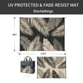 thumbnail image 2 of DEORAB Outdoor Rugs Patio Lightweight Waterproof Mat Plastic Rv Camper Outside Carpet,Black&Beige,9'x12', 2 of 8
