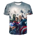 thumbnail image 1 of Marvel Hulk ropa para niños nueva llegada 2022 verano cómodo niños pequeños niños manga corta dibujos animados vengadores camiseta 1-14Y7T zhangyuxiang CONDUJO, 1 of 2
