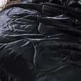 thumbnail image 5 of Btargot Satin Silky Soft Sexy Luxury Cal King Comforter Set Solid Cooling Lightweight Bedding Black, 5 of 9