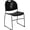 Black, variant on Scranton & Co Stacking Chair with Black Frame in Black