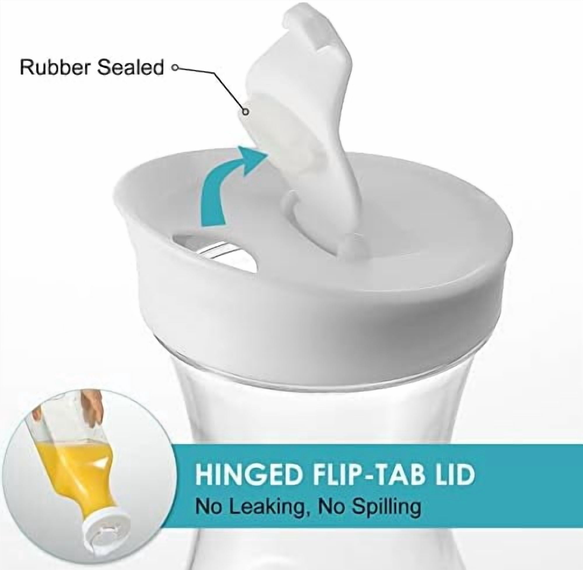 Plastic 50 Oz Water Carafe with Flip Top Lid, Set of 2 Square Base Juice Containers, Clear Plastic Pitcher - for Water, Iced Tea, Juice, Beverage, Cold Brew and Mimosa Bar - HAND WASH ONLY