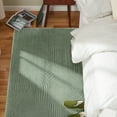 thumbnail image 2 of TOWN & COUNTRY EVERYDAY Stone Geo Curve Soft Felt Everwash®, Machine Washable Area Rug with Non-Slip Backing, Geometric Rug, Sage Green, 4'11"x6'10", 2 of 11