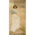thumbnail image 2 of Ramón Casas 9x14 Gold Ornate Wood Frame and Double Matted Museum Art Print Titled - Jochs Florals of Barcelona. Fifth -Annual Parties (1908), 2 of 4