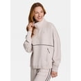 thumbnail image 2 of Reebok Women's Momentum 1/2 Zip Sweatshirt, Sizes XS-4X, 2 of 7