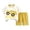 Girls Summer Set-B304-Yellow, variant on Toddler Girls 2Pcs Summer Outfits Set with Flower Short Sleeve T-Shirt Pants (1-8Y Gift) Summer 2Pcs Gift Outfits Set Girls Summer Set 1-8 Years,3-6 Months