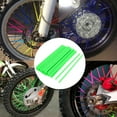 thumbnail image 4 of HEATSHAKING Motorcycle Rims Green 36Pcs 17X0.3In For Bike Decoration Mountain Bike, 4 of 10
