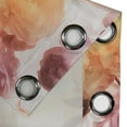 thumbnail image 4 of Ambesonne Floral Grommet Curtain, Pastel Peony Petals Romance, 50"x96", Pale Pink and Dark Peach, 4 of 5