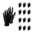 thumbnail image 4 of Venoro 1-12Pairs Nitrile Coated Work Gloves Polyurethane Palm Coated Nylon Safety Shell, 4 of 18