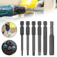 thumbnail image 4 of 1pc Hexagon Screwdriver Bit Quick Change Impact Driver Power Drill Length 2.55In, 4 of 10