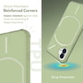 thumbnail image 4 of TUDIA SKN Nothing Phone 1 Case Anti-Yellowing Semi-Transparent Cover - Frosted Green, 4 of 8