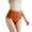 Orange, variant on 3-Pack Women High Waist Panties Body Shaper Panties Sporty Briefs Plus Size Breathable Underpants
