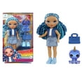 thumbnail image 1 of Rainbow High Littles – Sapphire Bradshaw, Blue 5.5" Posable Small Doll, 1 of 3