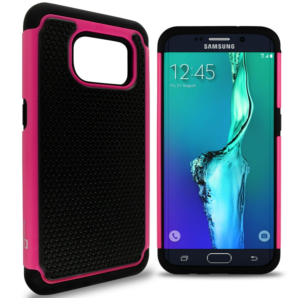 CoverON Samsung Galaxy S7 Edge Case, HexaGuard Series Hard Phone Cover