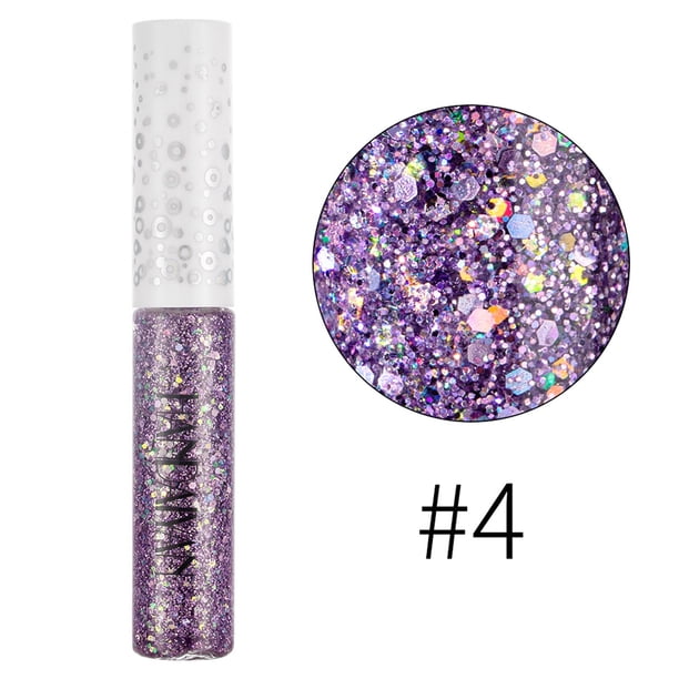 Ganfancp Eyeliner Líquido Sombra de Ojos Dreamy Shiny Eyeliner Jelly Colorido Sombra de Ojos con Lentejuelas 5Ml Ofertas Del Día Sólo En Línea 1X Delineador de Ojos