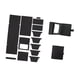 thumbnail image 4 of Juego de Billetera de cuero Strade Fareast Limited DIY Preperforado con agujeros Materiales negros, 4 of 8