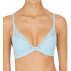 NATORI Cyan Feathers Contour Plunge Bra, US 32DD, UK 32DD, NWOT