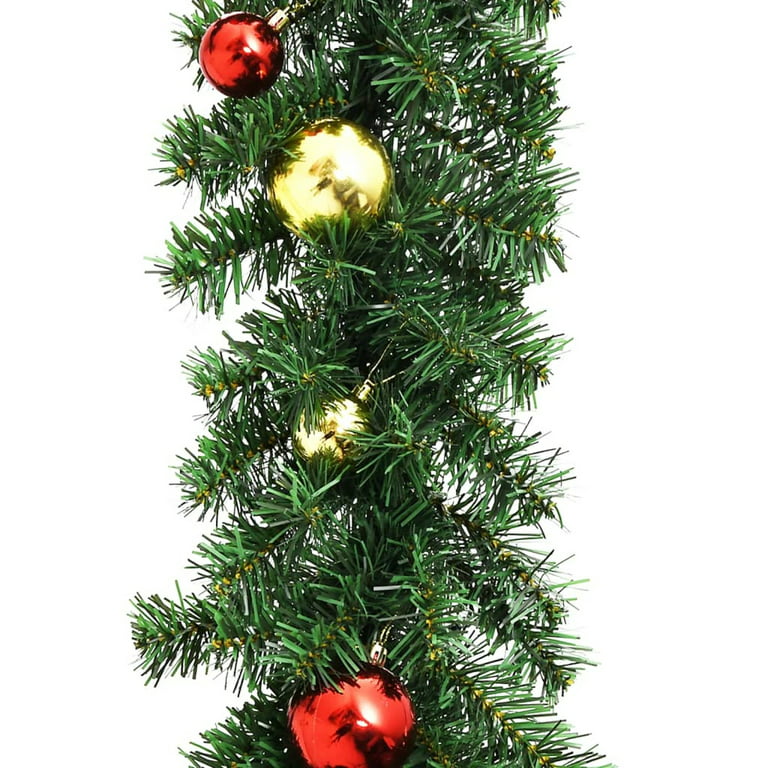 16ft Christmas Garland Christmas Tree Gold Bead Decoration Clear