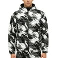 thumbnail image 3 of FDGIU Men's Versatile Quilted Puffer Jacket, Hooded Winter Coat with Hood, Warm Windproof Insulated Outerwear, 3 of 4