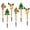 B, variant on 6Pc Moving Christmas Lights, Led Waterproof Solar Christmas Lights Outdoor Decorations,Solar Courtyard Tree Snowman Reindeer, Solar & Battery Power,For Porches, Trees, Pathway