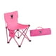 thumbnail image 5 of Silla de campamento plegable silla plegable cómoda silla de campamento rosa de respaldo plegable para césped viajes céspedes, 5 of 8