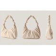 thumbnail image 4 of Women'S Ruched Hobo Handbag, Trendy Sofii Shoulder Bag, Small White Purse, 4 of 7