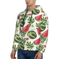 thumbnail image 3 of Bingfone Watermelons Men'S Drawstring Hoodie Long Sleeve Pocket Sweatshirts-X-Large, 3 of 9