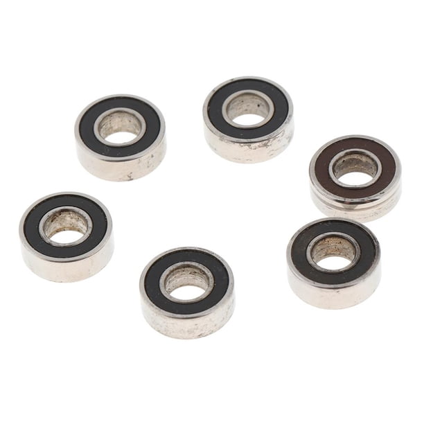 6 Piezas Rodamiento Metal para Coche telemando , 5x11x4mm Yotijar Rodamientos de bolas blindados dobles