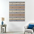 thumbnail image 4 of Barefoot Bungalow Painted Desert Reversible Southwestern Throw Blanket, Sapphire, 4 of 5