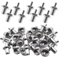 thumbnail image 1 of Yazoeia Ensemble de Rivets en Aluminium avec Tête Ronde, Rivets Réutilisables pour Marteau, Rivets d'Expansion en Alliage d'Aluminium pour Équipement Électronique Intérieur Extérieur (100 Pcs) CJC912-133608, 1 of 7