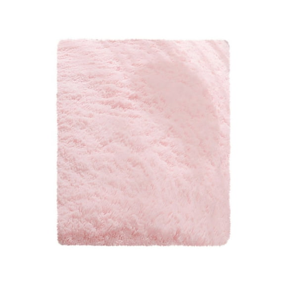 Pink Rug Fluffy Rug Area Rug Rug for Bedroom Long Pile Carpet Small Soft Shag Fuzzy Shaggy Carpets Modern Shaggy Carpet Home Decor Aesthetic (1Pc 47.24"x23.6")