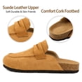 thumbnail image 4 of Decould sylf Women's Suede Mules & Clogs Soft Cork Footbed Potato Shoes Slip On Comfort Casual Shoes with Arch Support, 4 of 5