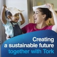 thumbnail image 4 of Toalla enrollable Tork, tamaño mano blanca certificada, compostable, 30 x 120, 4 of 8