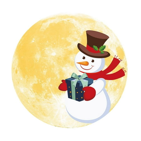 

Jpgif 11 Inch Glowing Glowing Wall Or Ceiling Art Sticker Removable Adhesive Wall Sticker For Christmas Decoration Christmas Interior Decoration