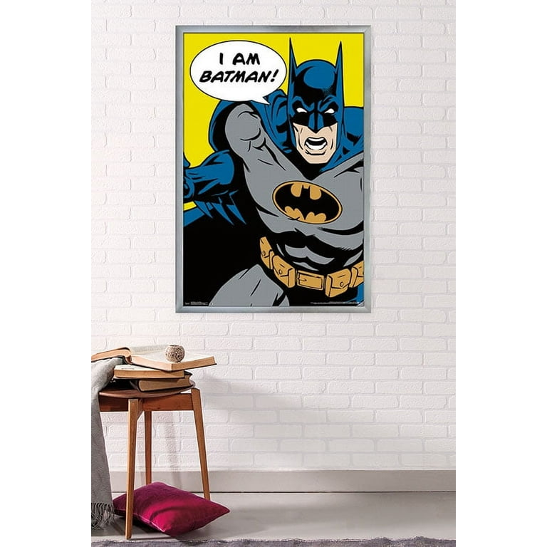 DC Comics - Batman - I Am Batman Wall Poster, 22.375 x 34, Framed 