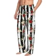 thumbnail image 6 of Naloa Rose Flowers Pajama Pants Men, PJ Bottoms, Sleep & Lounge Pants-XX-Large, 6 of 6