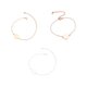 thumbnail image 5 of Brazalete de eslabones de cadena Minnieouse ajustable para mujer Oro AP015797-01, 5 of 6