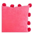 thumbnail image 4 of Cojín Decorativo Home Trends Cuadrado Pompones Rosa, 4 of 4