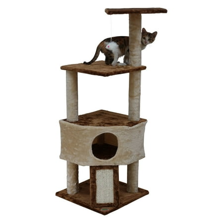Club Coat - Go Pet Club 46 in. Cat Tree Condo