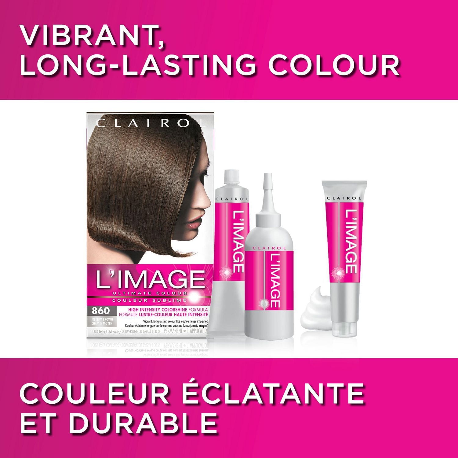 Clairol L'Image Permanent Hair Dye, Vibrant colour