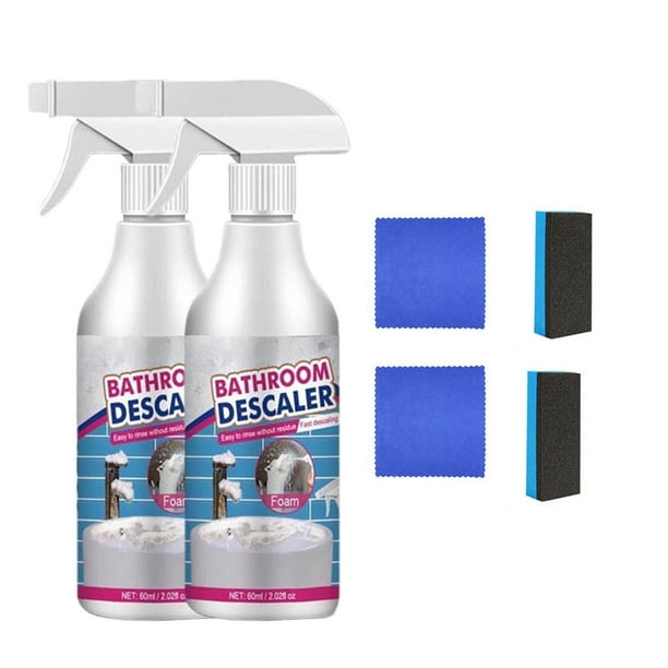 Limpiador de Baño, Quitamanchas para Azulejos, Grifos y Vidrios, Limpiador de Bañeras (60 Ml)