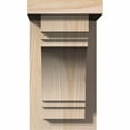 thumbnail image 2 of 5 1/2"W x 10"D x 10"H Pescadero Smooth Corbel w/Backplate, Douglas Fir, 2 of 9