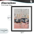 thumbnail image 4 of Stupell Industries Art Deco Retro Turntable & Champagne Party Black Framed Print Under Glass, 13 x 16, by The Prints Vibe, 4 of 8