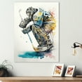 thumbnail image 2 of Designart Hockey Goalie On Ice During Play V Canvas Wall Art, 2 of 5