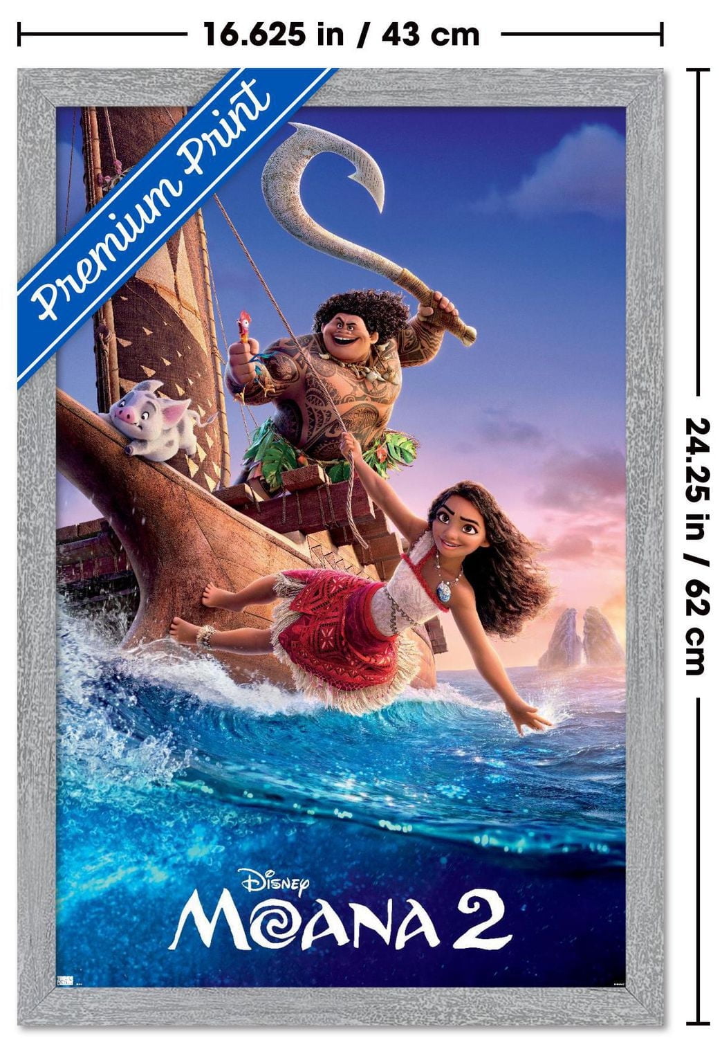 Disney Moana 2 - One Sheet Wall Poster