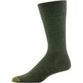 thumbnail image 4 of GOLDTOE Edition Mens Comfort Top Flat Crew Socks, 3-Pack, 4 of 4