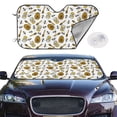 thumbnail image 2 of Daiia Honey Windshield Sun Shade for Car SUV Truck ( ), Car Sun Shade Windshield, Car Shades for Front Windows, Sunshade for Car Windshield, 2 of 7