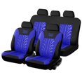 thumbnail image 2 of LHNFT Full Set Car Seat Covers Premium Stylish Butterfly Painted Front Seats with Breathable Rear Bench Back Car Seat Protectors Cushion Universal Fits Most Automotive, Van, SUV, Truck, 2 of 2